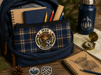 Wee Warrior Pencil Case | Scottish Kids Pencil Pouch