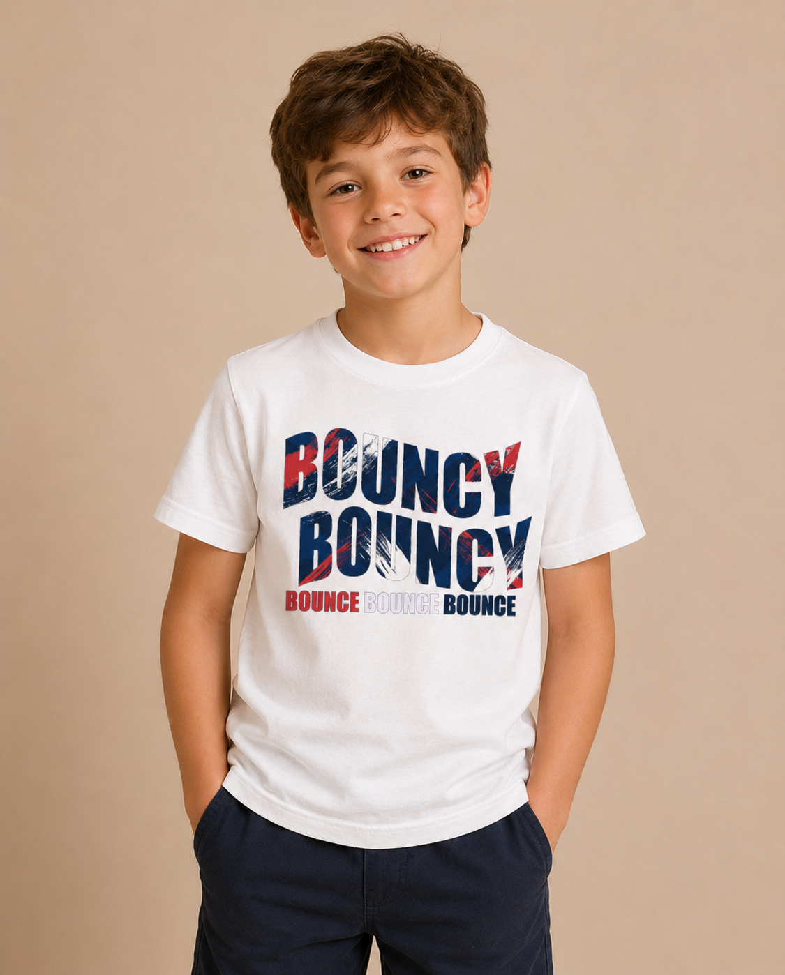 Youth T-Shirt 'Bouncy Bouncy'
