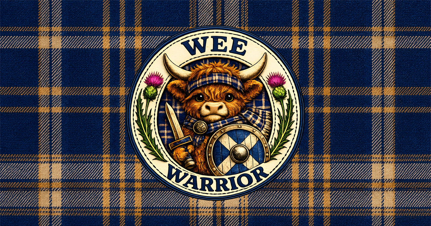 Wee Warrior Pencil Case | Scottish Kids Pencil Pouch