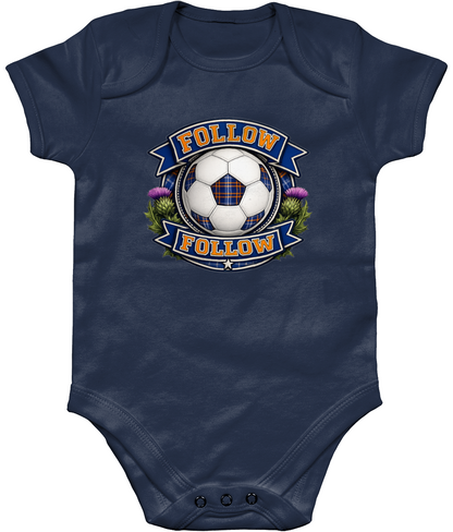 FOLLOW FOLLOW Thistle baby bodysuit in navy blue