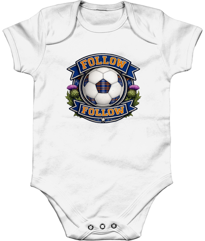 FOLLOW FOLLOW Thistle baby bodysuit in white